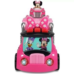 Pink Minnie Mouse Toy Car
